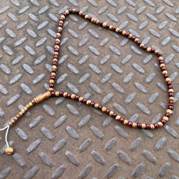 Wood Prayer Beads Tasbeeh Muslim Religious Bead Tan/Brown Handmade - Picture 3 of 10